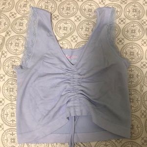 Lavender crop top